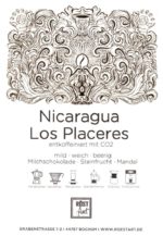 Nicaragua Los Placeres Etikett
